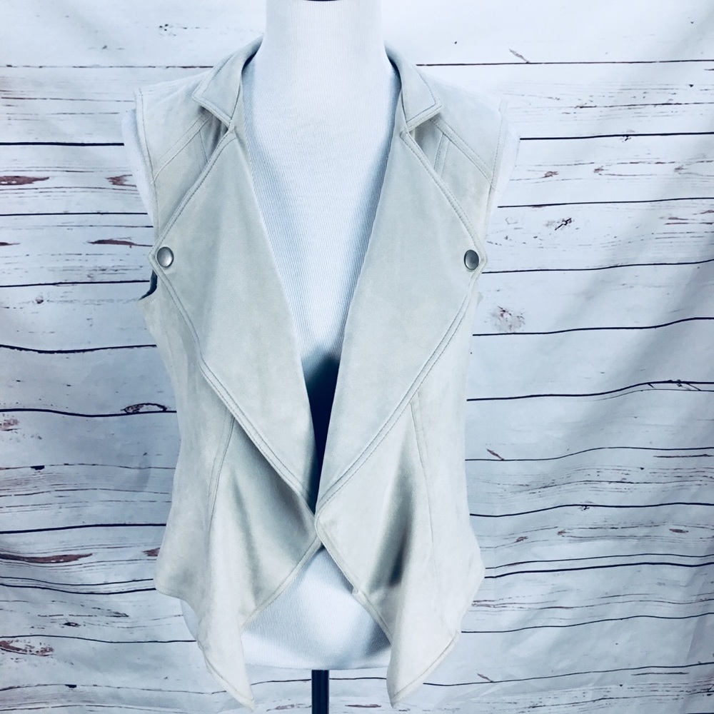 INC International Concepts Moto Style Open‎ Vest.